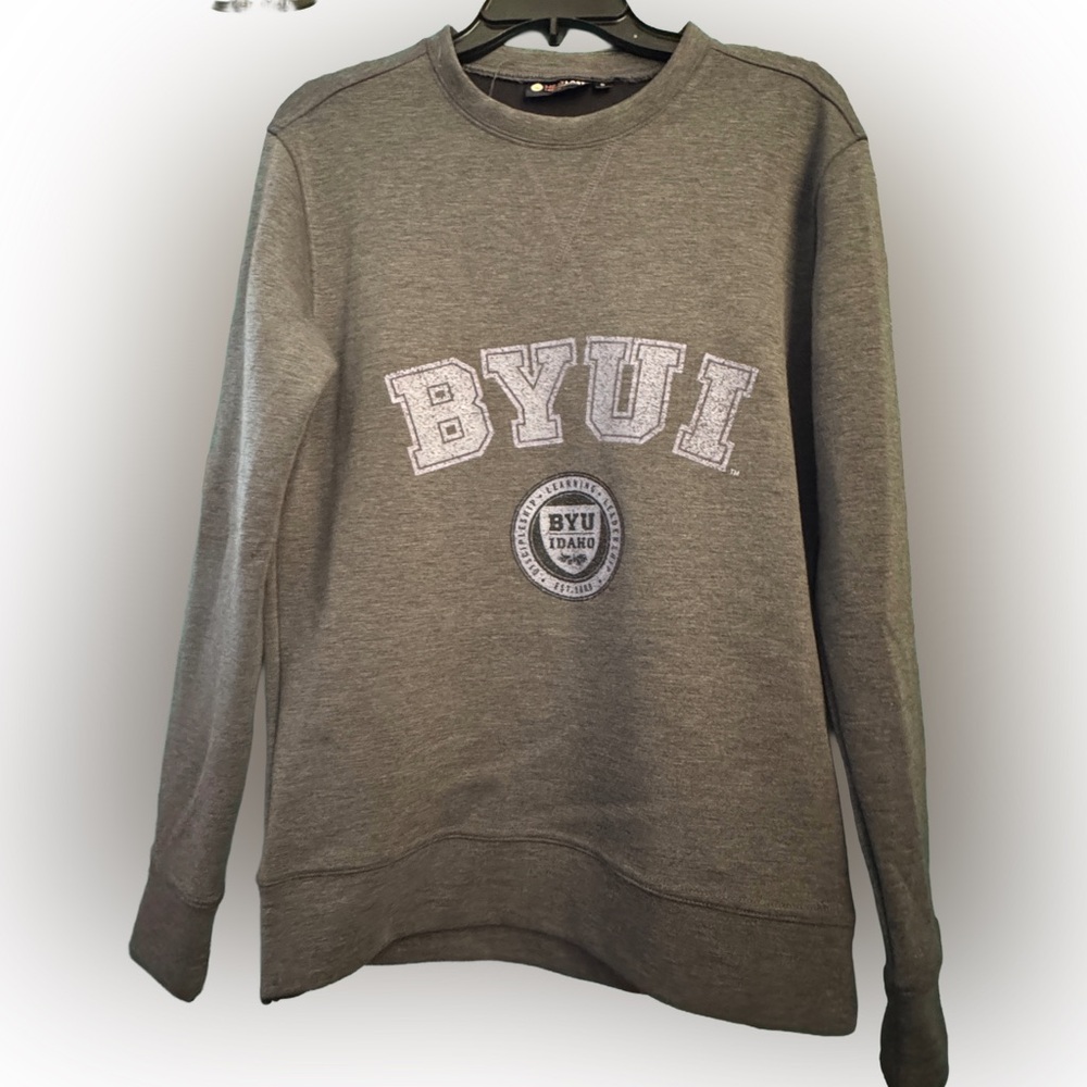 BYUI Brigham Young University Idaho HeatLast Crewneck Sweatshirt, Small